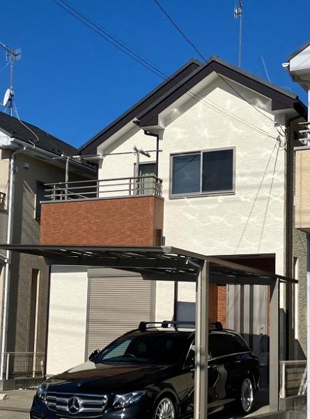 屋根カバー工事、外壁塗り替え