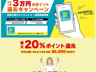 かながわｐａｙ　ポイント付保終了間近！